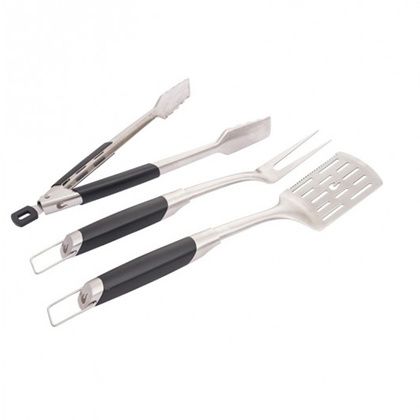 Аксессуар для приготовления на огне Char-Broil Набор инструментов Medallion Series 3 шт (лопатка+щипцы+вилка) в Щербинке